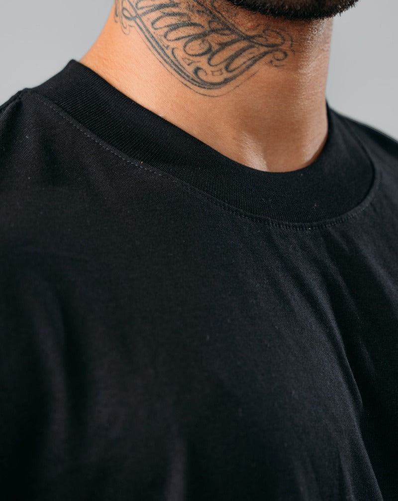 Camiseta Oversize Básica Negra